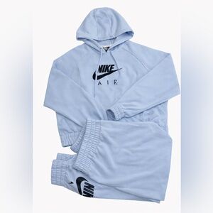 Women's Nike Air Baby Blue Hoodie & Sweatpants Set